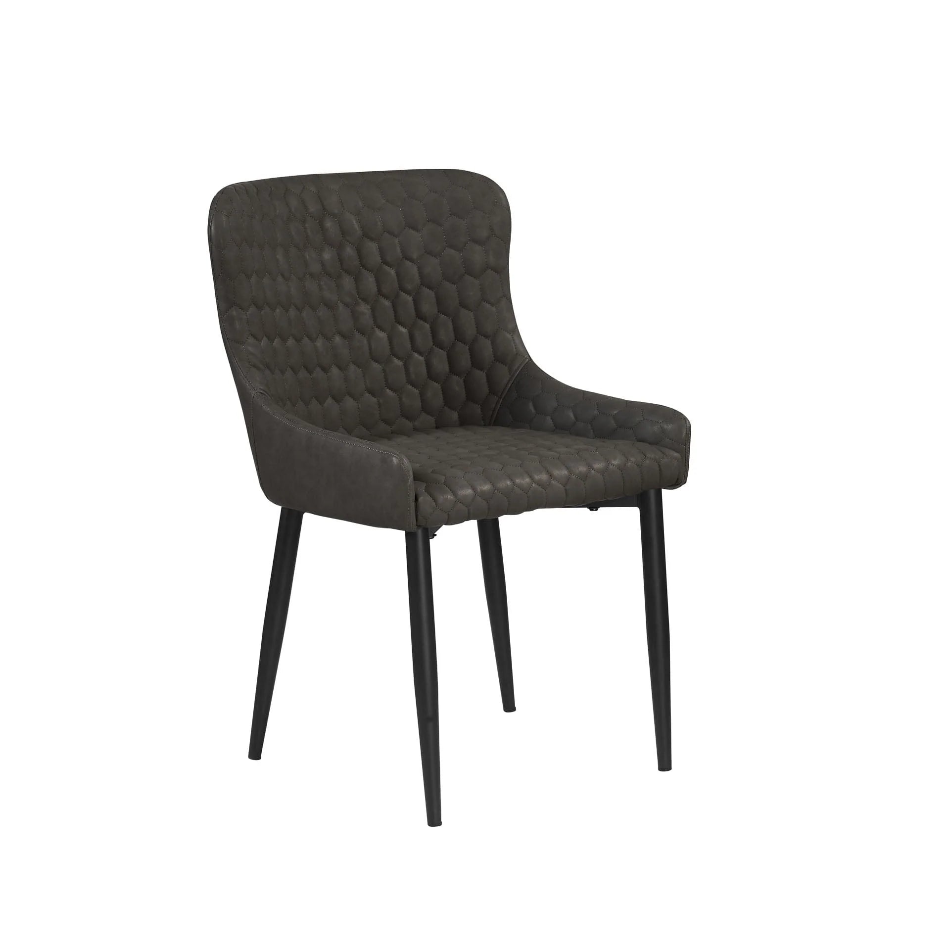 Grey PU Dining chair