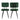 Ezra - Green - Velvet - Black Metal Leg - Dining Chairs