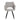 Ellie Dining Chair - Light Grey Boucle BLACK METAL LEGS | LUXURIOUS FABRIC | DINING CHAIR