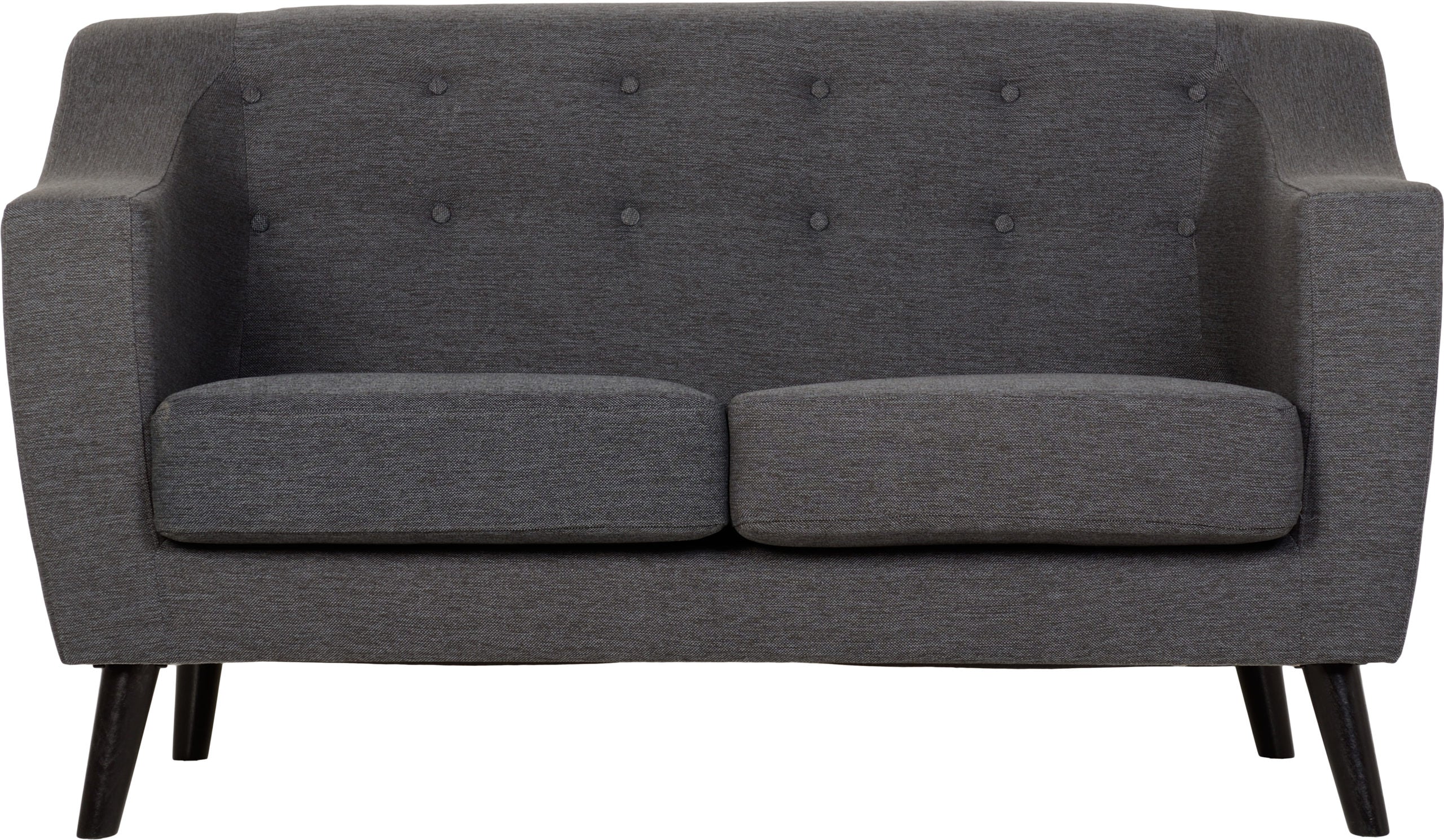 ASHLEY 2 SEATER SOFA - DARK GREY