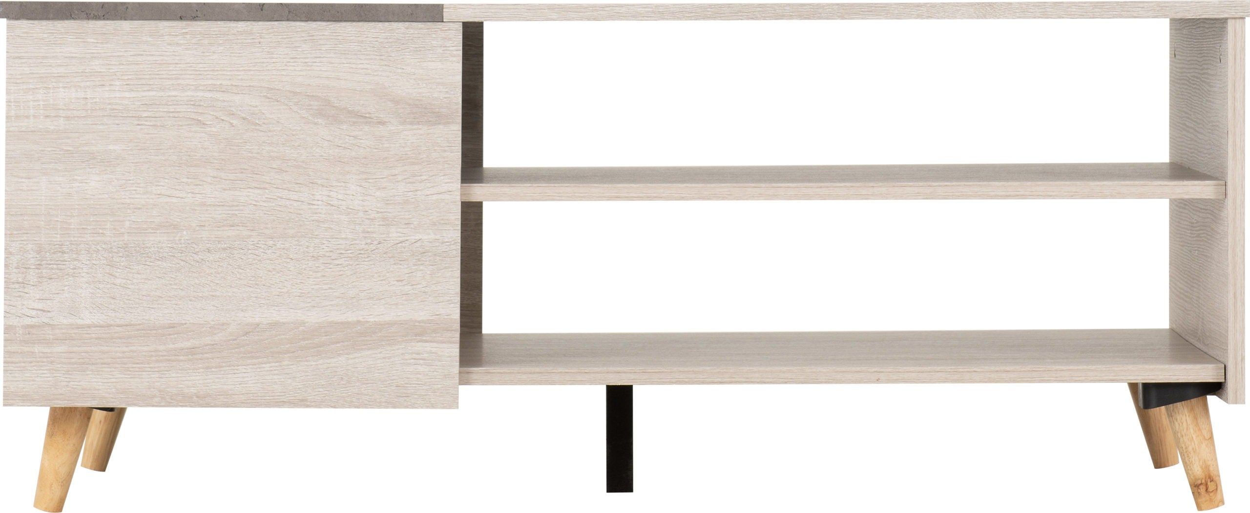 ASPEN COFFEE TABLE - WHITE OAK/STONE EFFECT