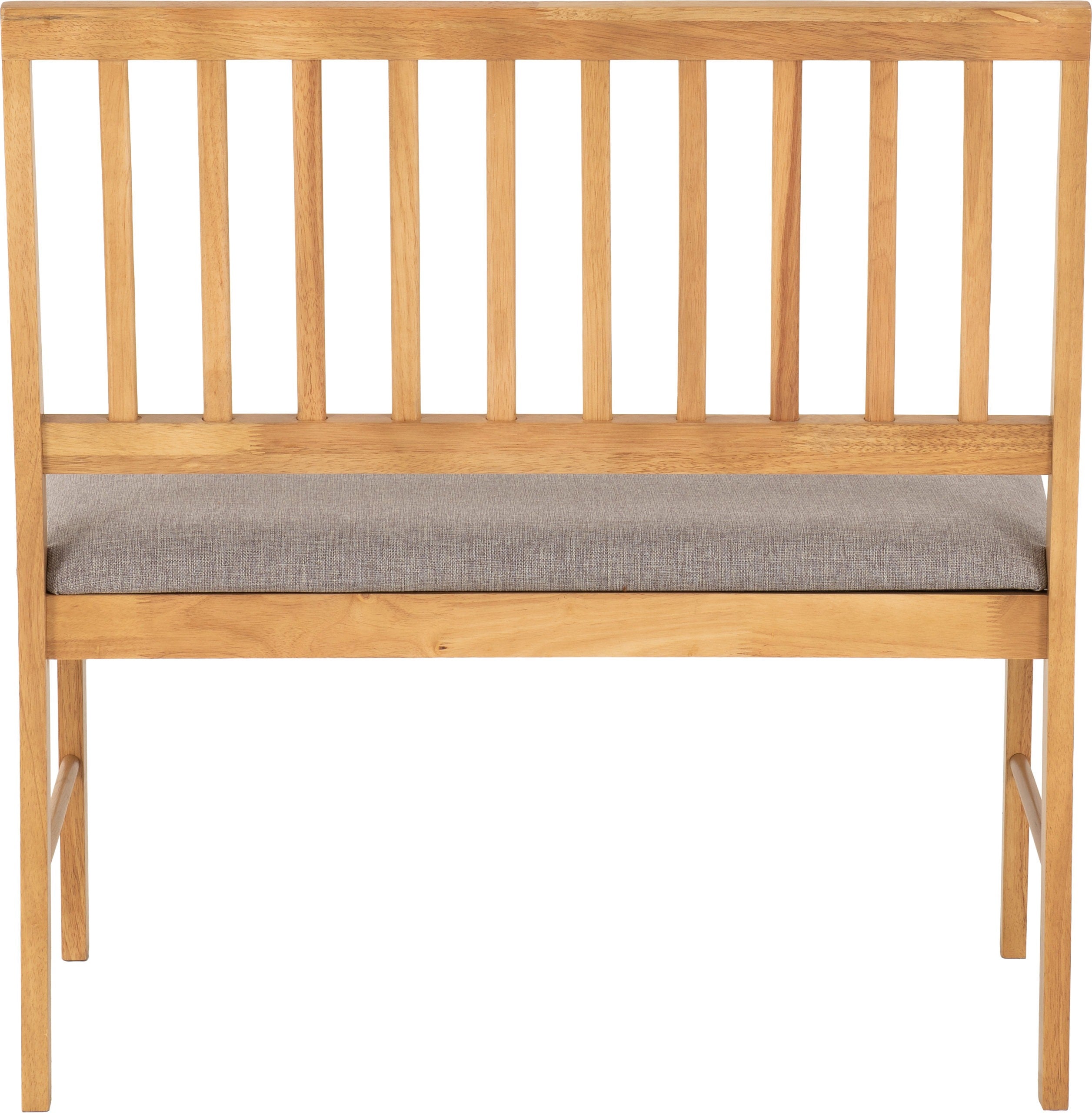 AUSTIN DINING BENCH - OAK EFFECT/GREY FABRIC