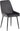 TREVISO & AVERY DINING SET (X4 CHAIRS) - LIGHT OAK EFFECT/GREY VELVET