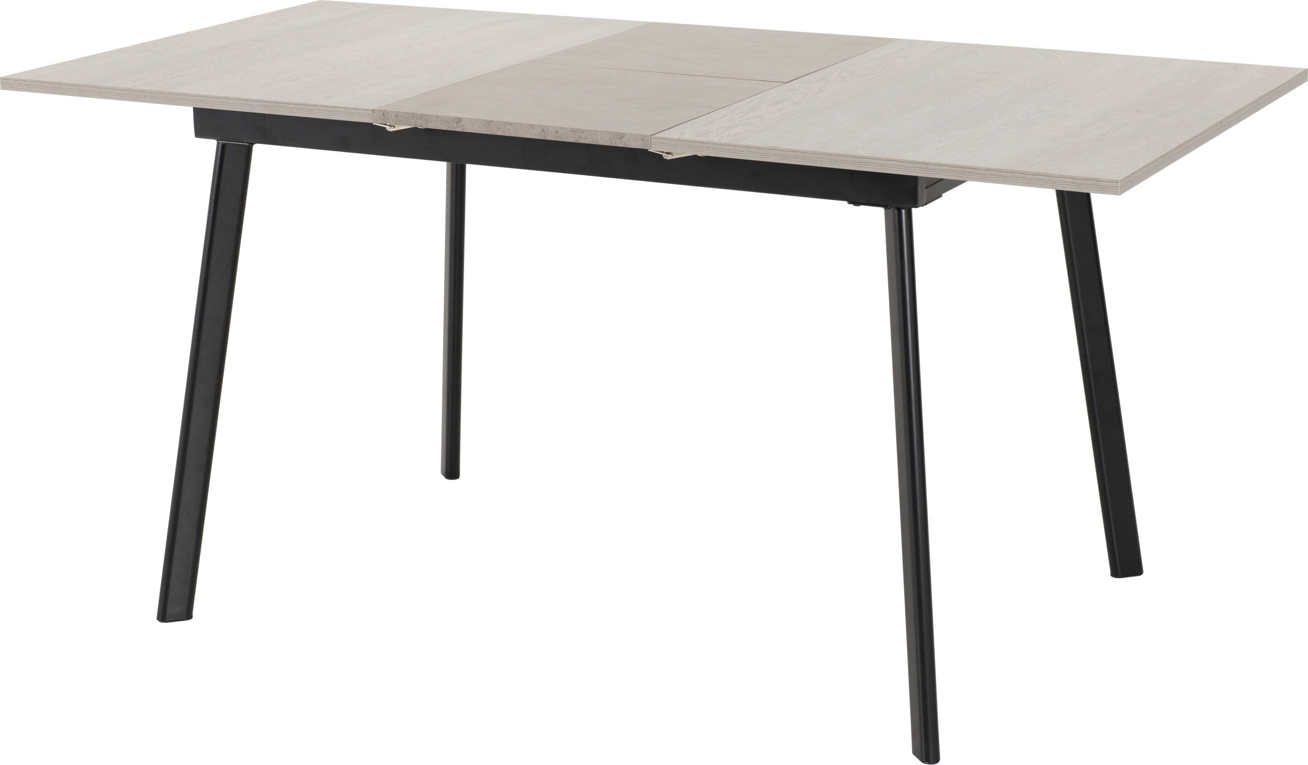 AVERY EXTENDING DINING TABLE - CONCRETE/GREY OAK EFFECT