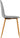 BARLEY DINING CHAIR (X4 PER BOX) - GREY FABRIC/OAK EFFECT