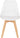 BENDAL DINING CHAIR (X2 PER BOX) - WHITE PU/BEECH