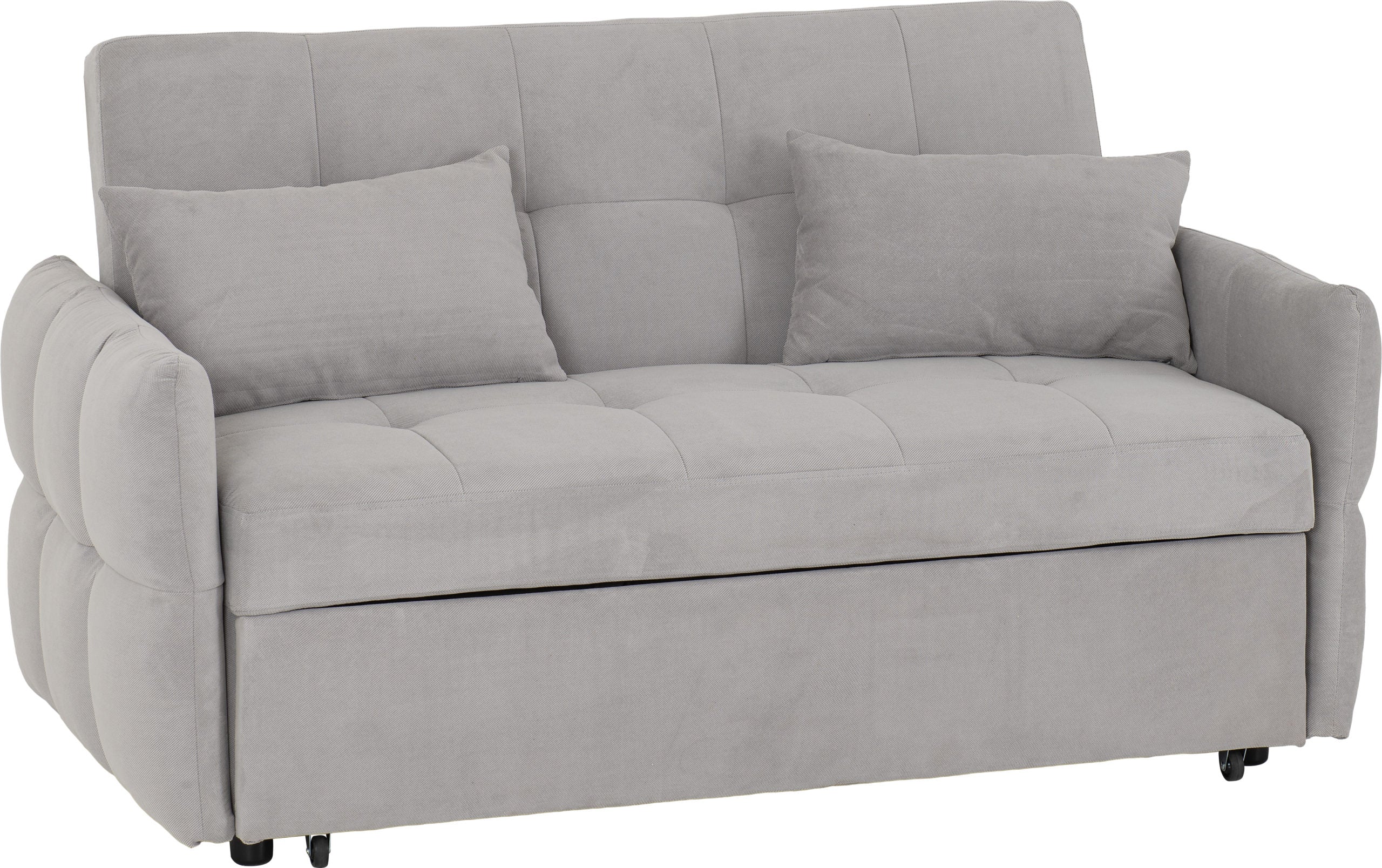 CHELSEA SOFA BED - SILVER GREY FABRIC