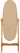 CONTESSA CHEVAL MIRROR - ANTIQUE PINE