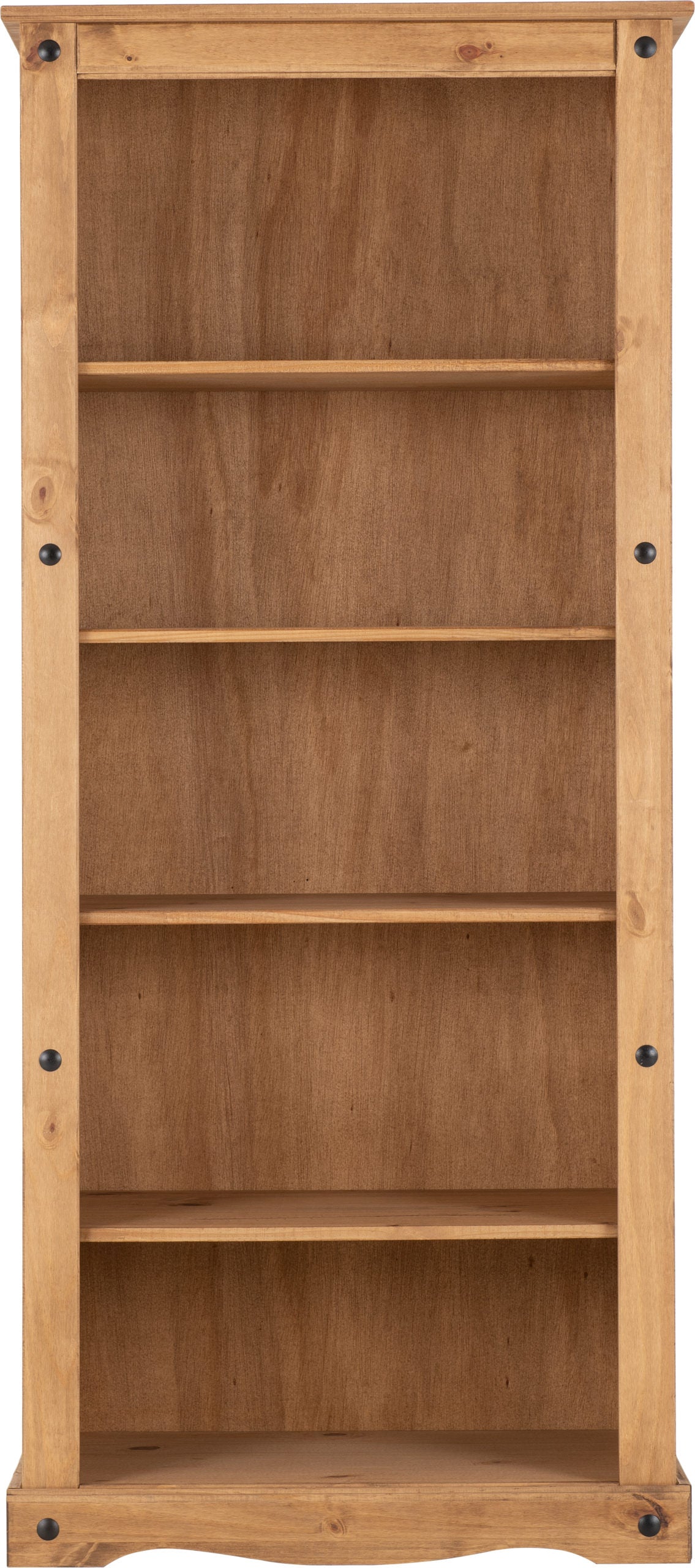 CORONA TALL BOOKCASE - DISTRESSED WAXED PINE