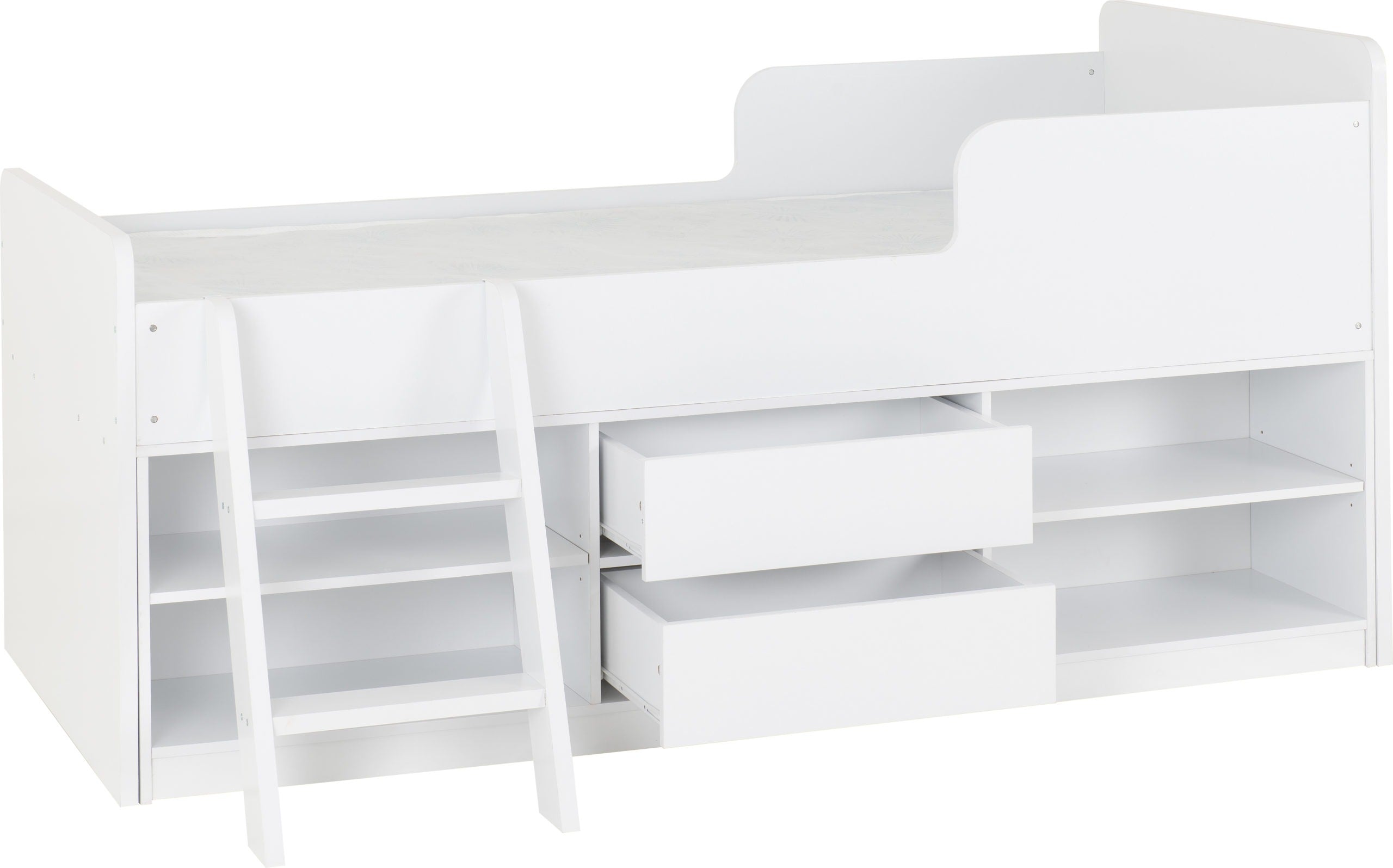 FELIX LOW SLEEPER BED - WHITE