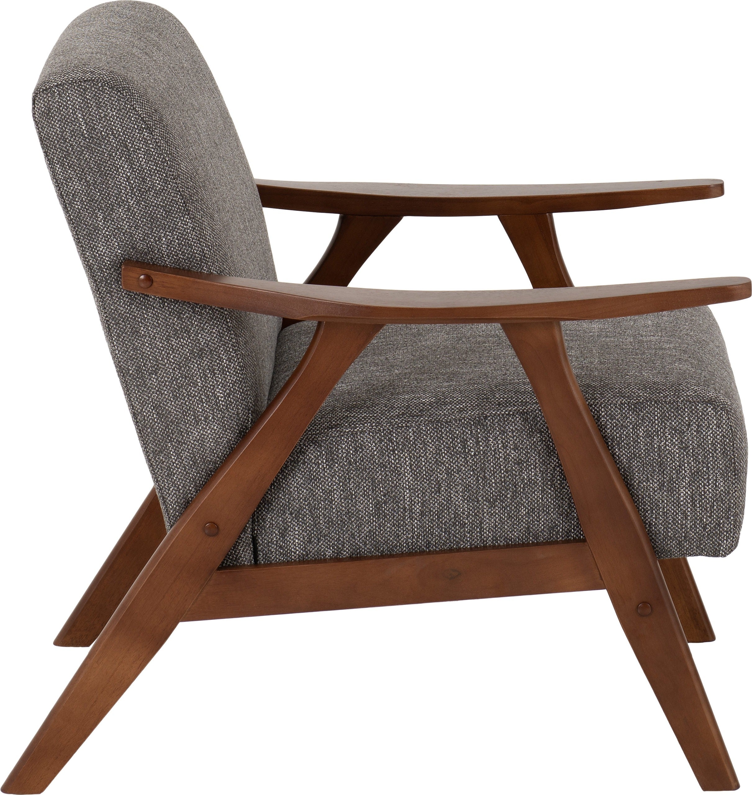 KENDRA ACCENT CHAIR - GREY FABRIC