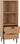 LEON 2 DRAWER 2 SHELF CABINET - MEDIUM OAK EFFECT