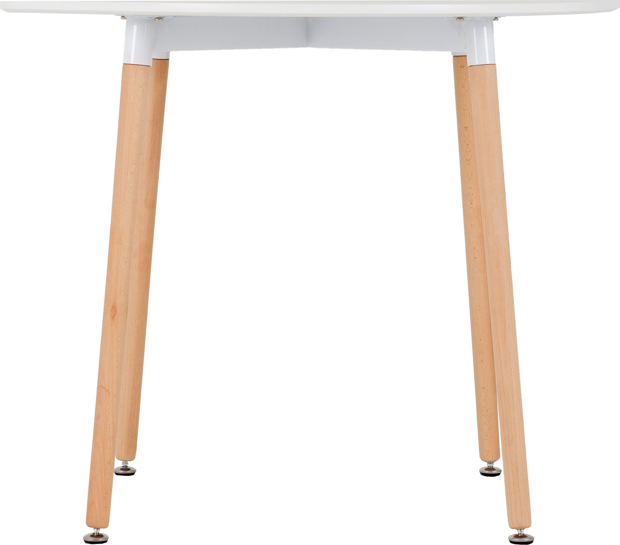 LINDON DINING TABLE - WHITE/NATURAL OAK