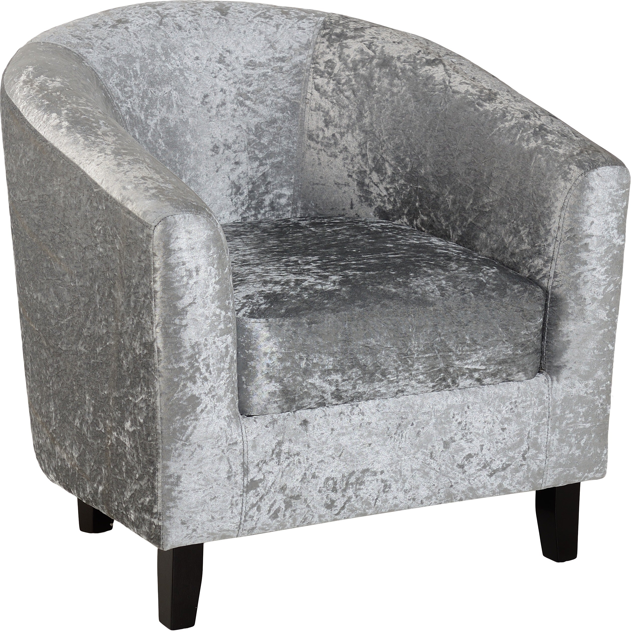 HAMMOND TUB CHAIR - SILVER FABRIC