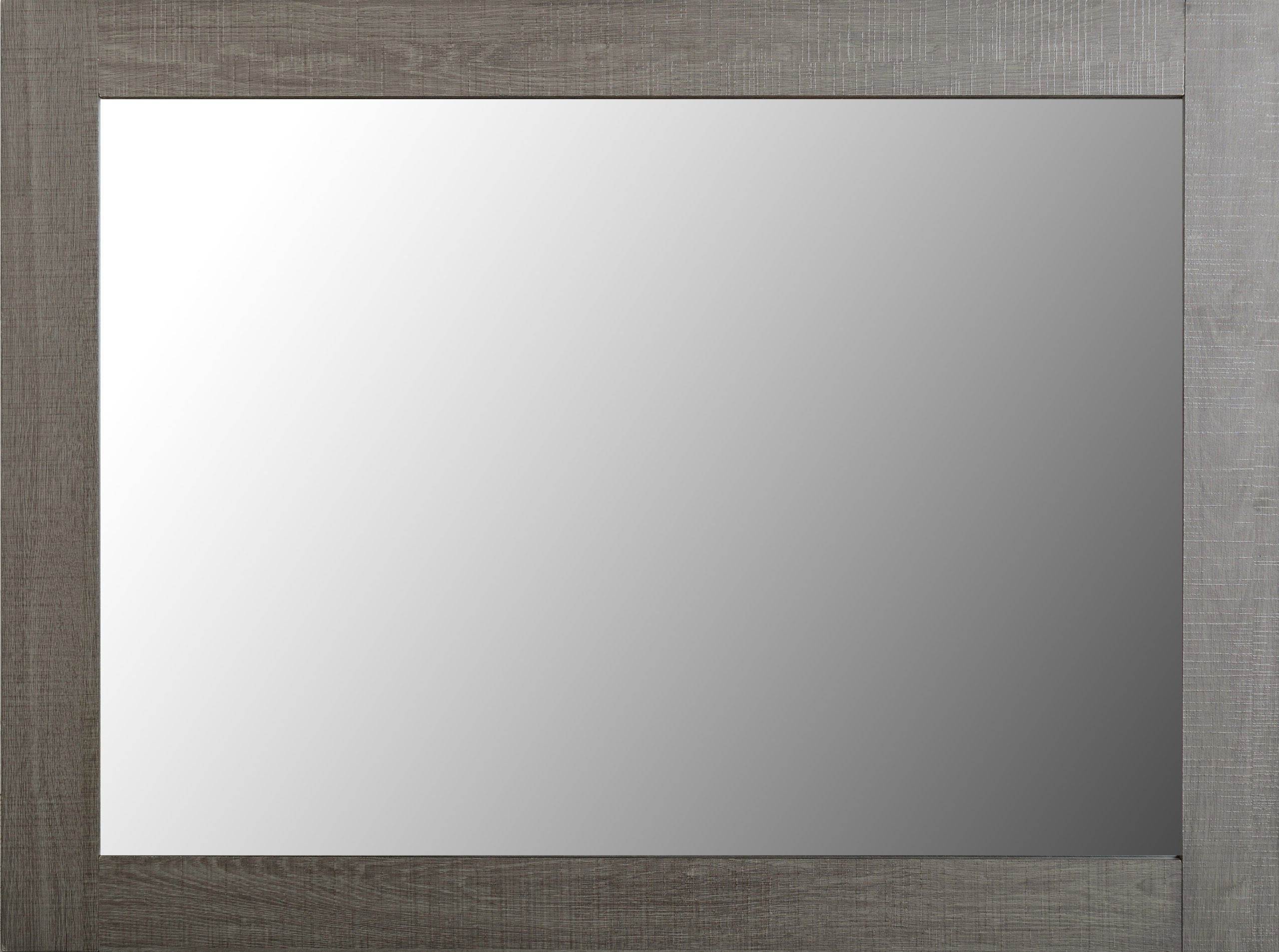 LISBON MIRROR - BLACK WOOD GRAIN