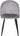 MARLOW DINING CHAIR (X4 PER BOX) - GREY VELVET