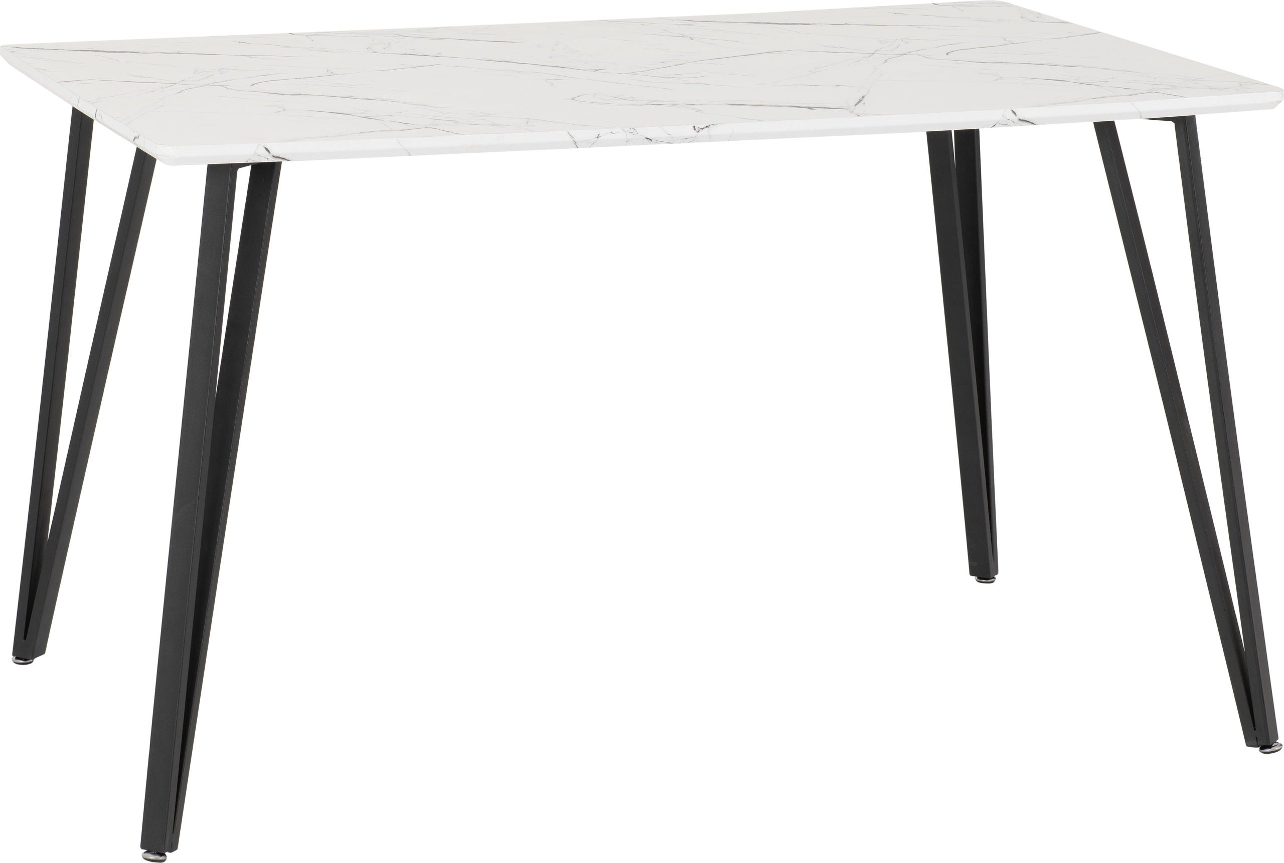 MARLOW DINING TABLE - WHITE MARBLE EFFECT