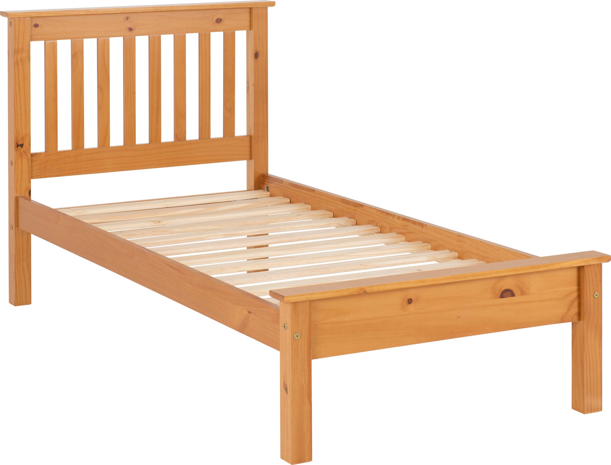 MONACO 3' LOW END BED - ANTIQUE PINE