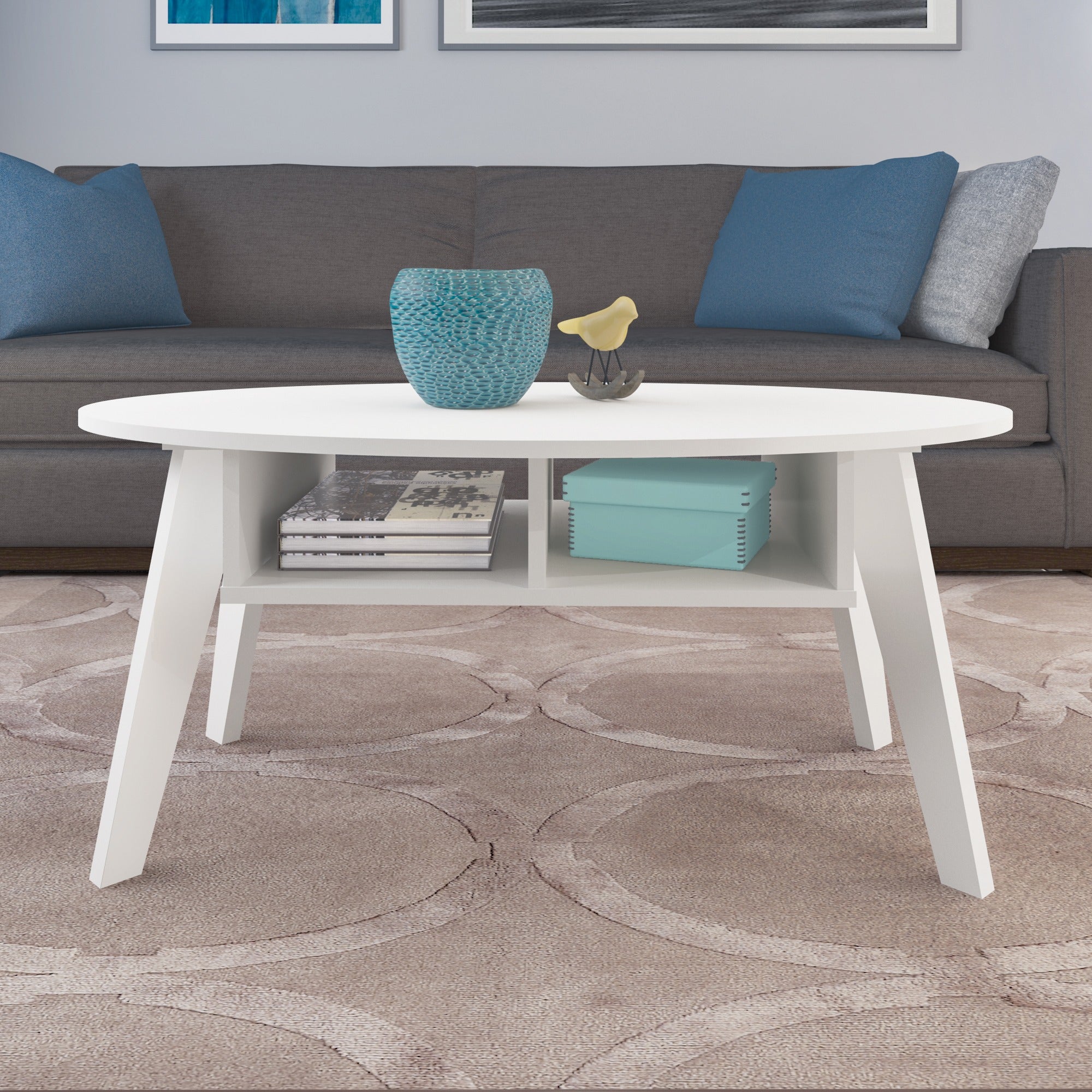 NAPLES COFFEE TABLE - WHITE