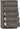 NEVADA 5 DRAWER NARROW CHEST - BLACK WOOD GRAIN