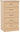 NEVADA 5 DRAWER NARROW CHEST - SONOMA OAK EFFECT