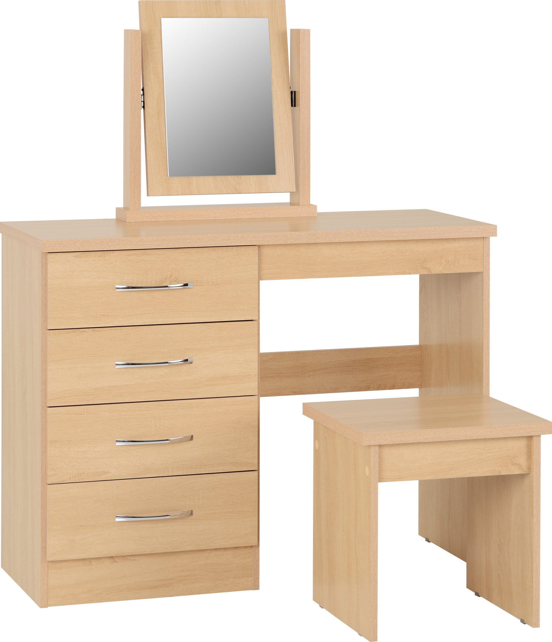 NEVADA DRESSING TABLE SET - SONOMA OAK EFFECT