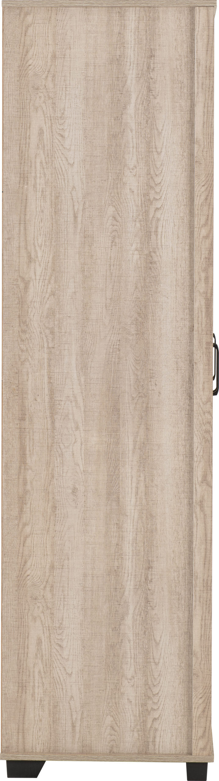 OLIVER 3 DOOR WARDROBE - LIGHT OAK EFFECT