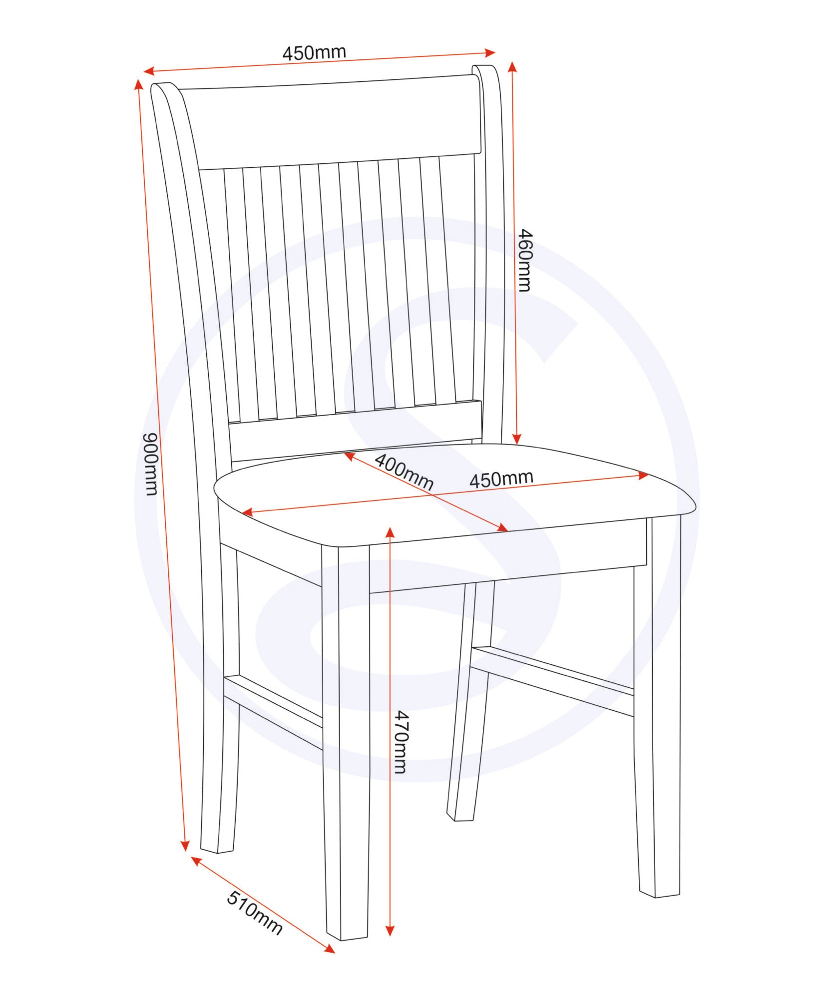 OXFORD DINING CHAIR (X2 PER BOX) - NATURAL OAK/MINK MICROSUEDE