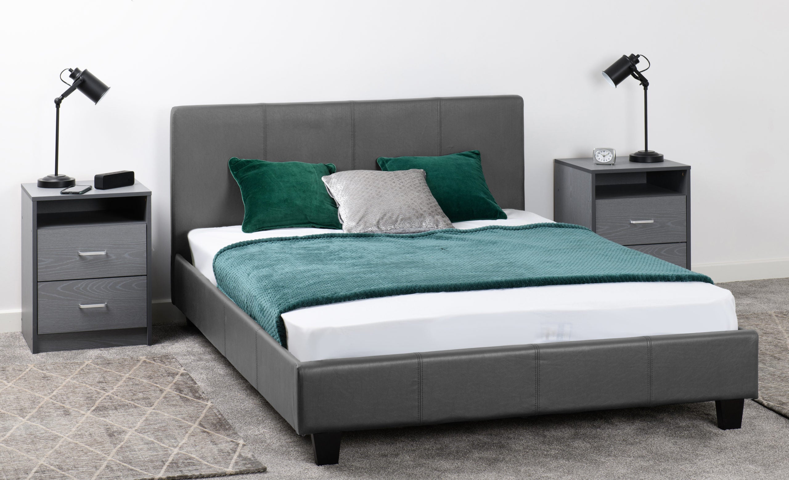 PRADO 5' BED - GREY PU