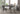 QUEBEC WAVE EDGE DINING SET (X4 CHAIRS) - BLACK WOOD GRAIN/GREY PU