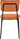 SONOMA OAK EFFECT/BURNT ORANGE VELVET FABRIC