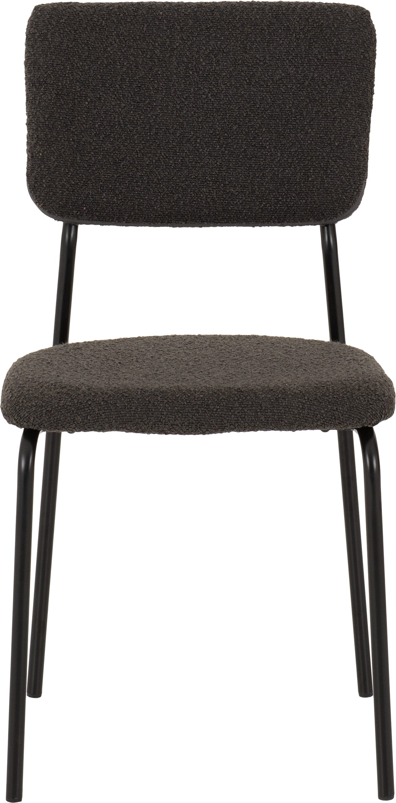 SHELDON DINING CHAIR (X4 PER BOX) - GREY BOUCLE FABRIC