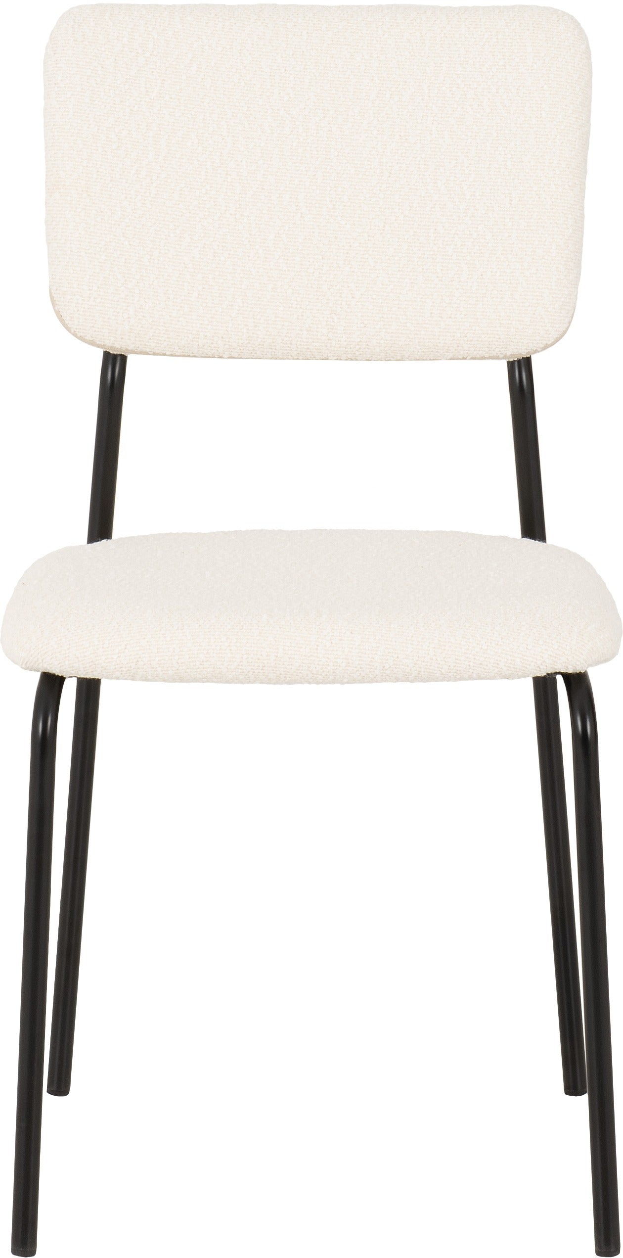 SHELDON DINING CHAIR (X4 PER BOX) - IVORY BOUCLE FABRIC