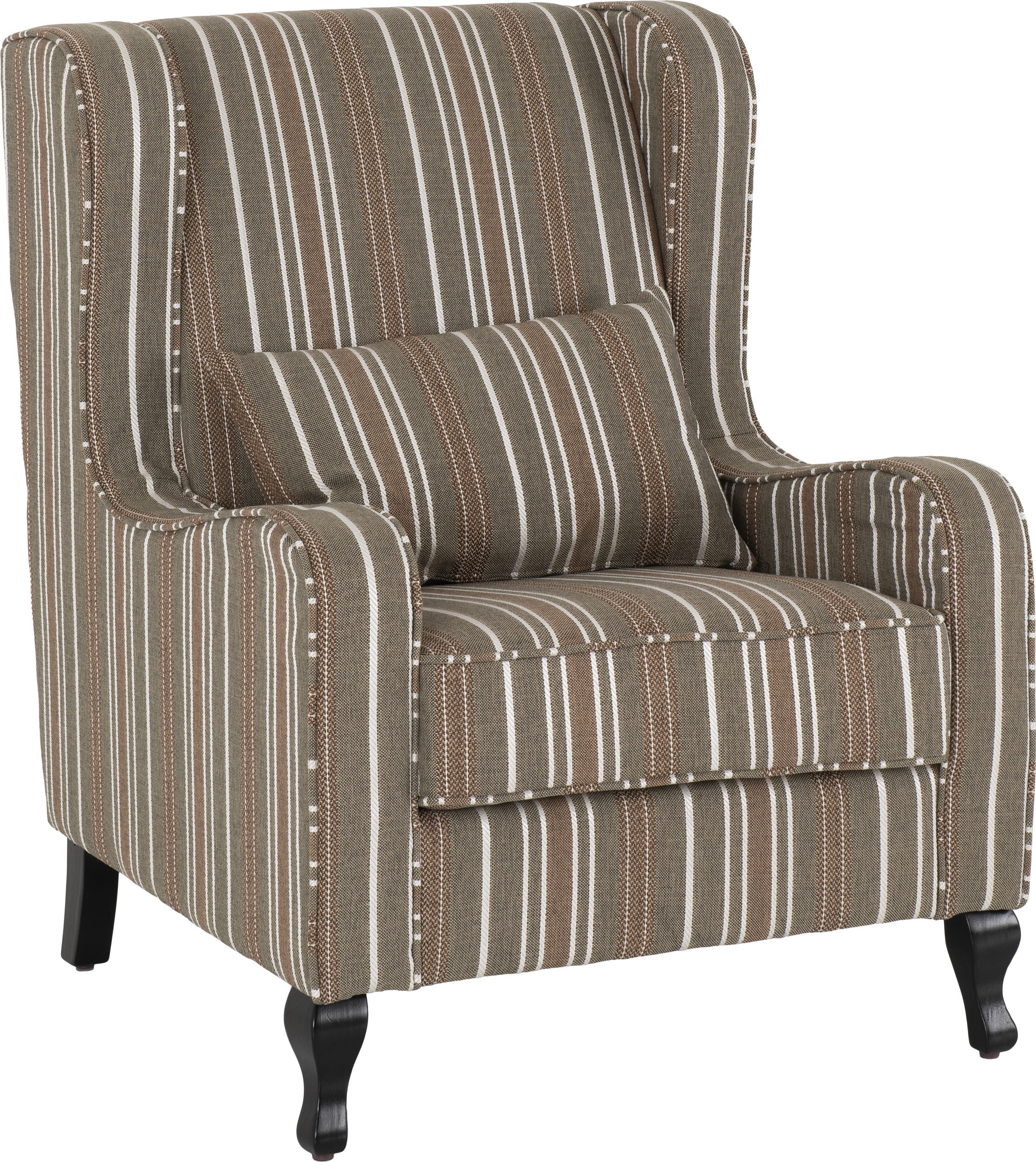 SHERBORNE FIRESIDE CHAIR - BEIGE STRIPE