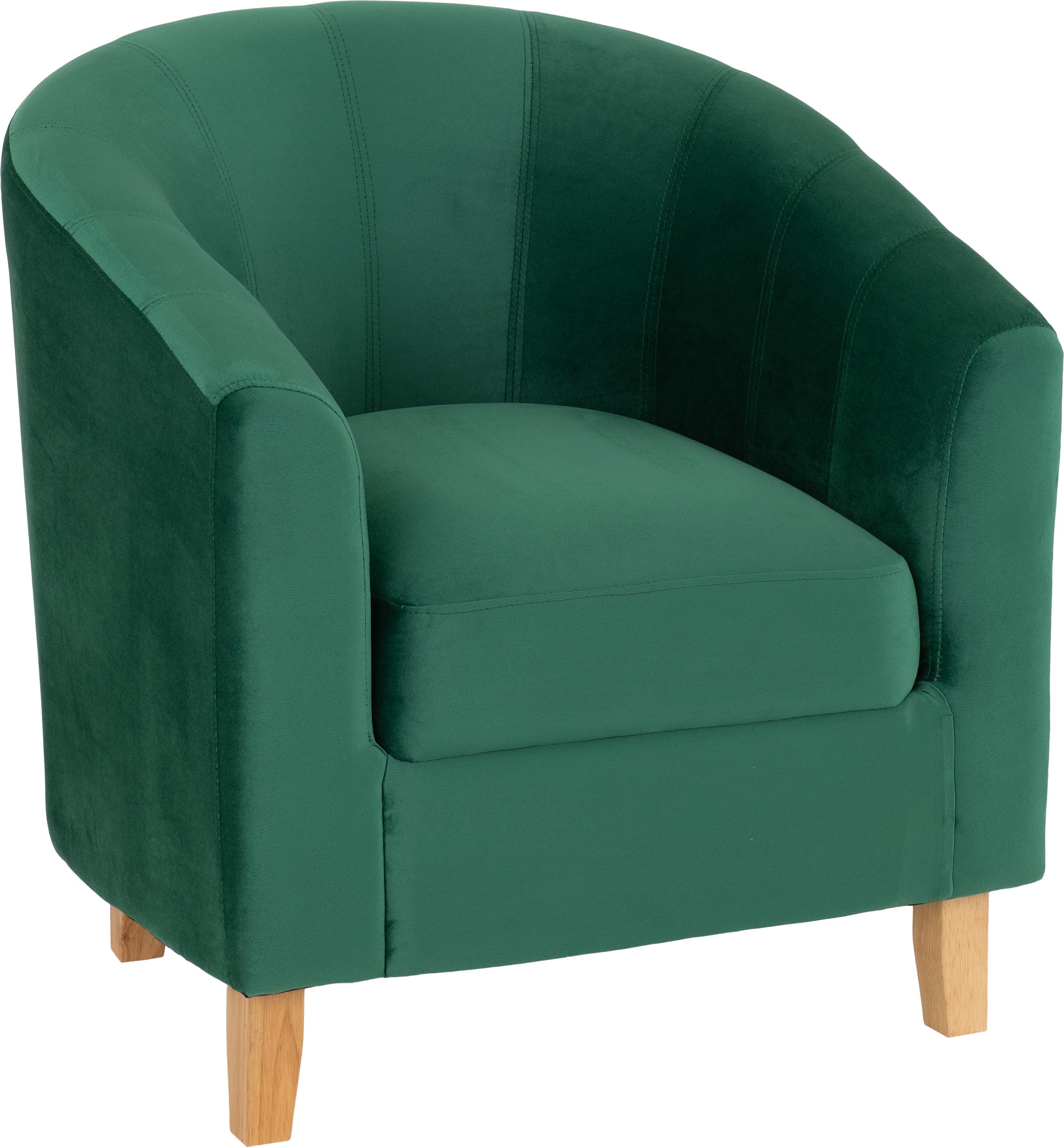 TEMPO TUB CHAIR - EMERALD GREEN VELVET