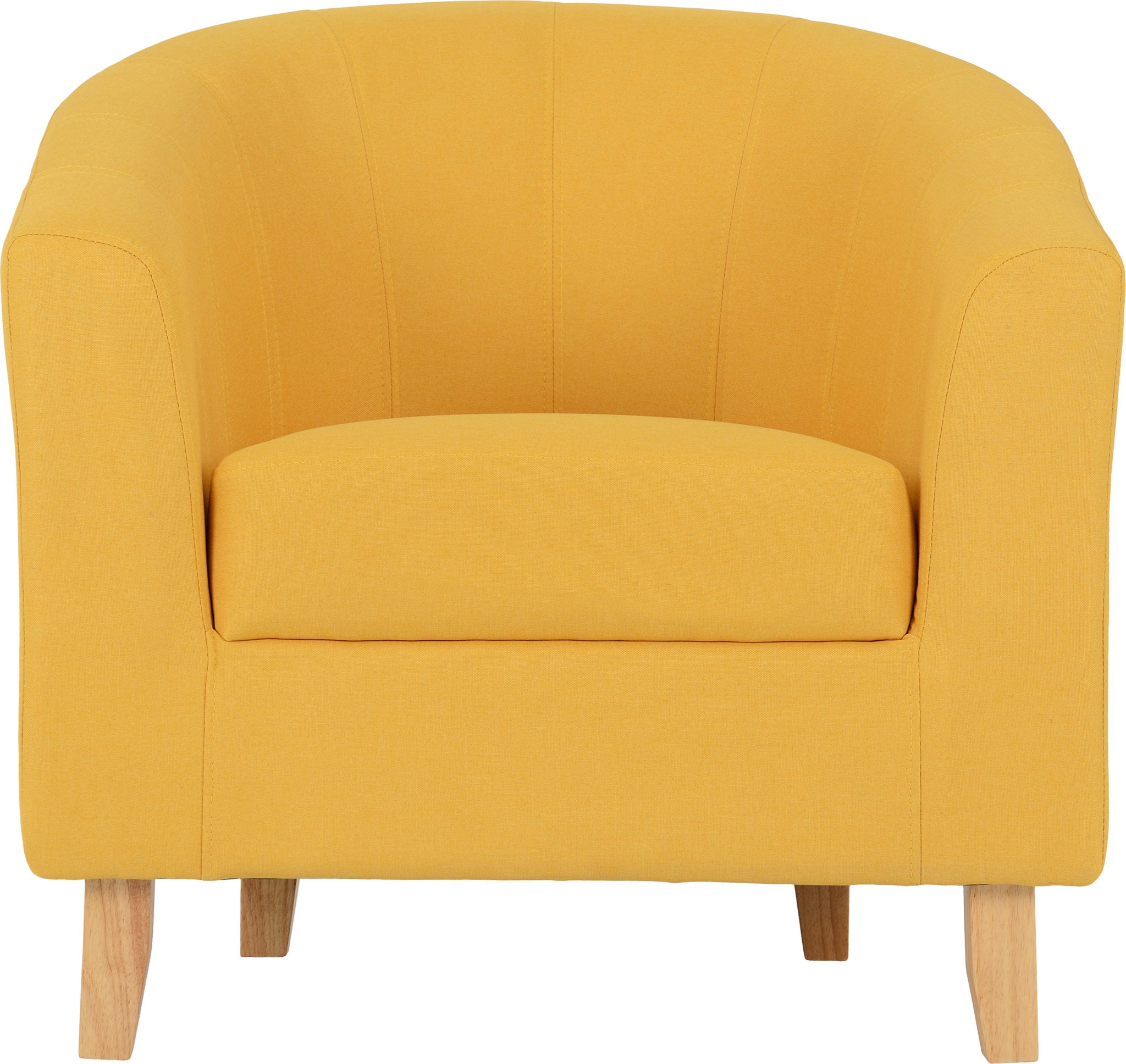 TEMPO TUB CHAIR - MUSTARD FABRIC