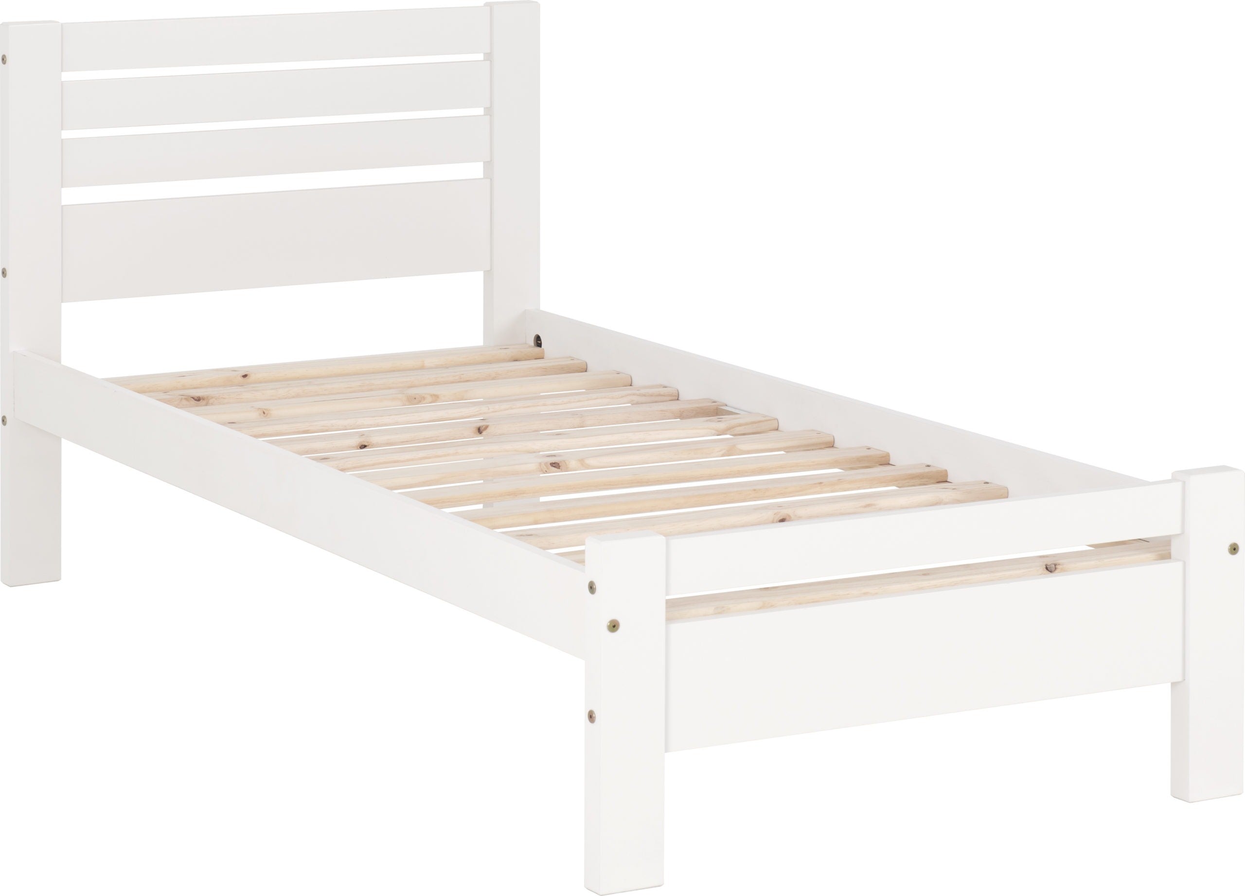 TOLEDO 3' BED - WHITE