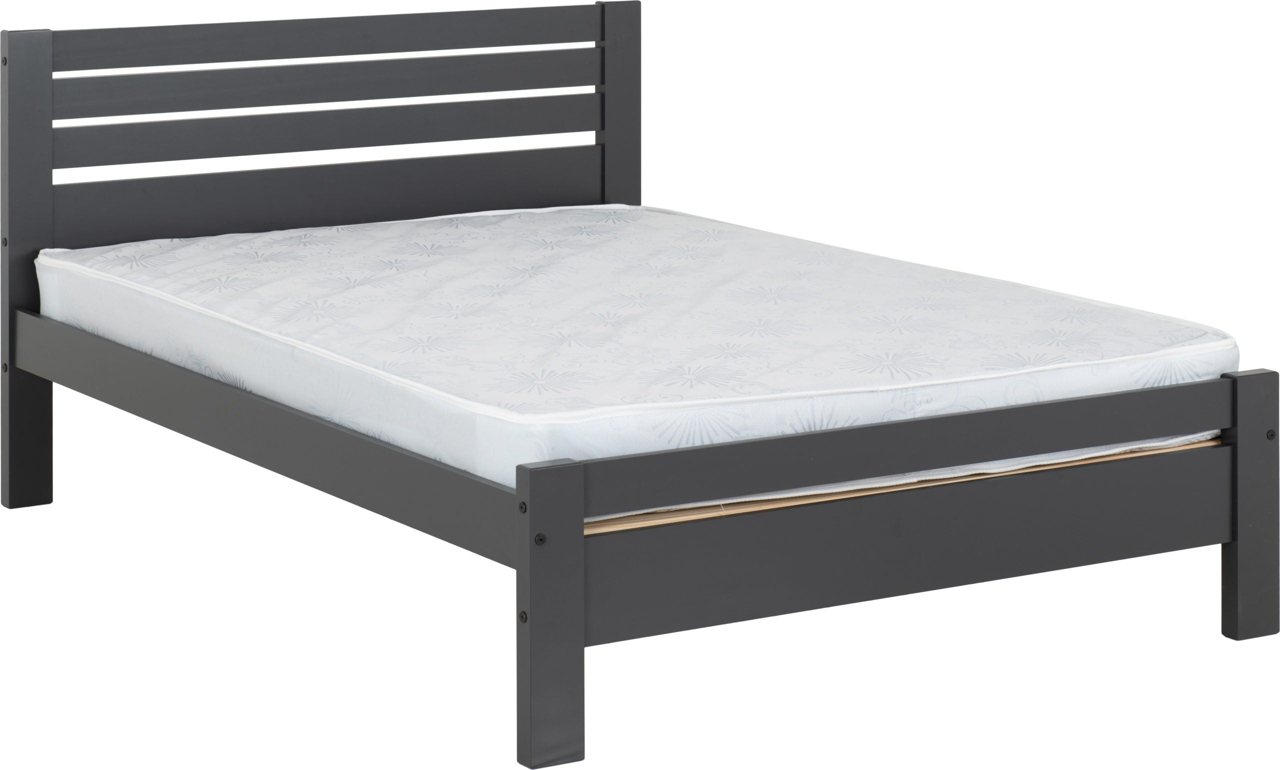 TOLEDO 4'6" BED - GREY