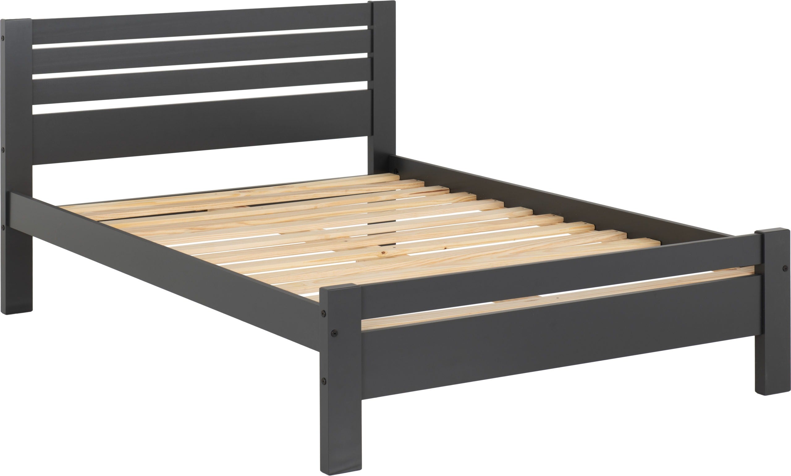 TOLEDO 4'6" BED - GREY