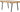 TREVISO DINING TABLE - LIGHT OAK EFFECT
