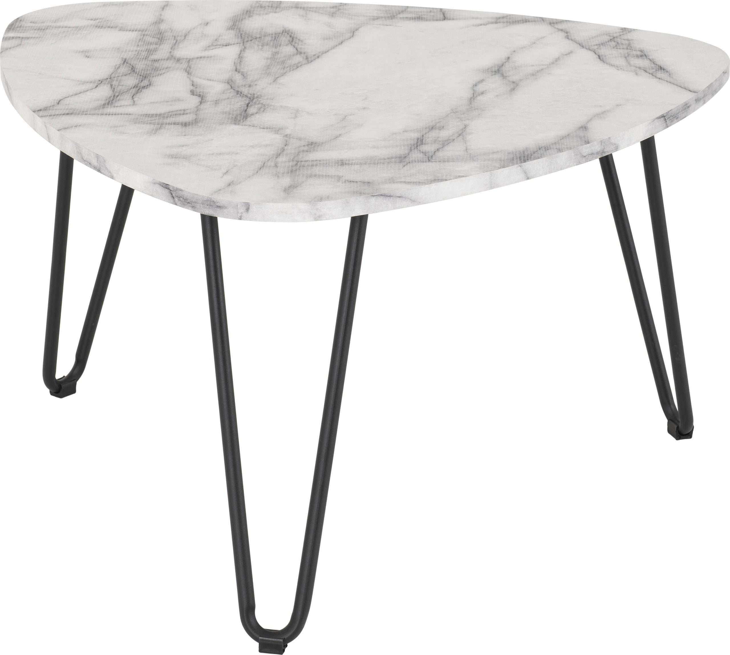 TRIESTE COFFEE TABLE - MARBLE EFFECT