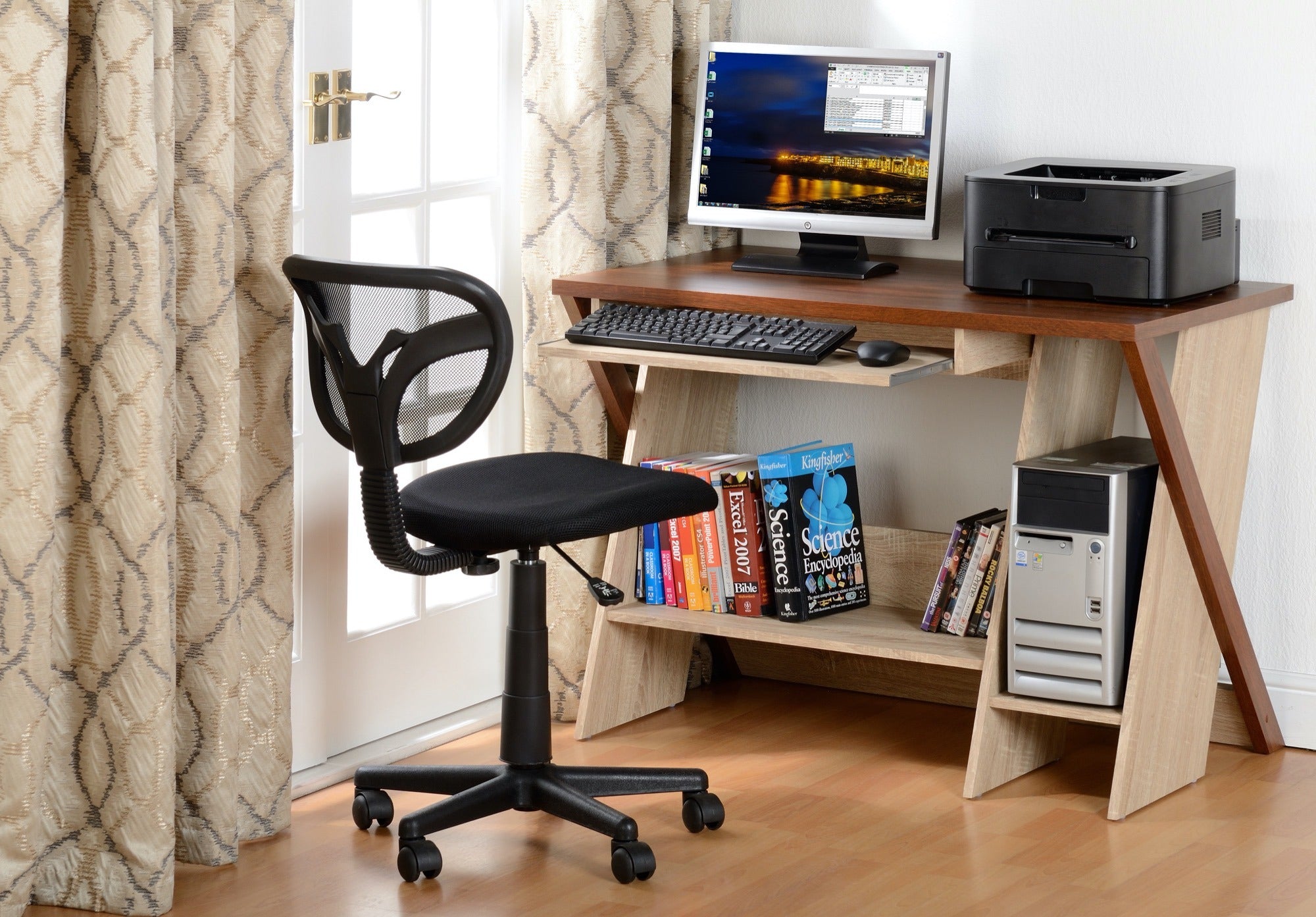 BUDGET CLIFTON COMPUTER CHAIR - BLACK